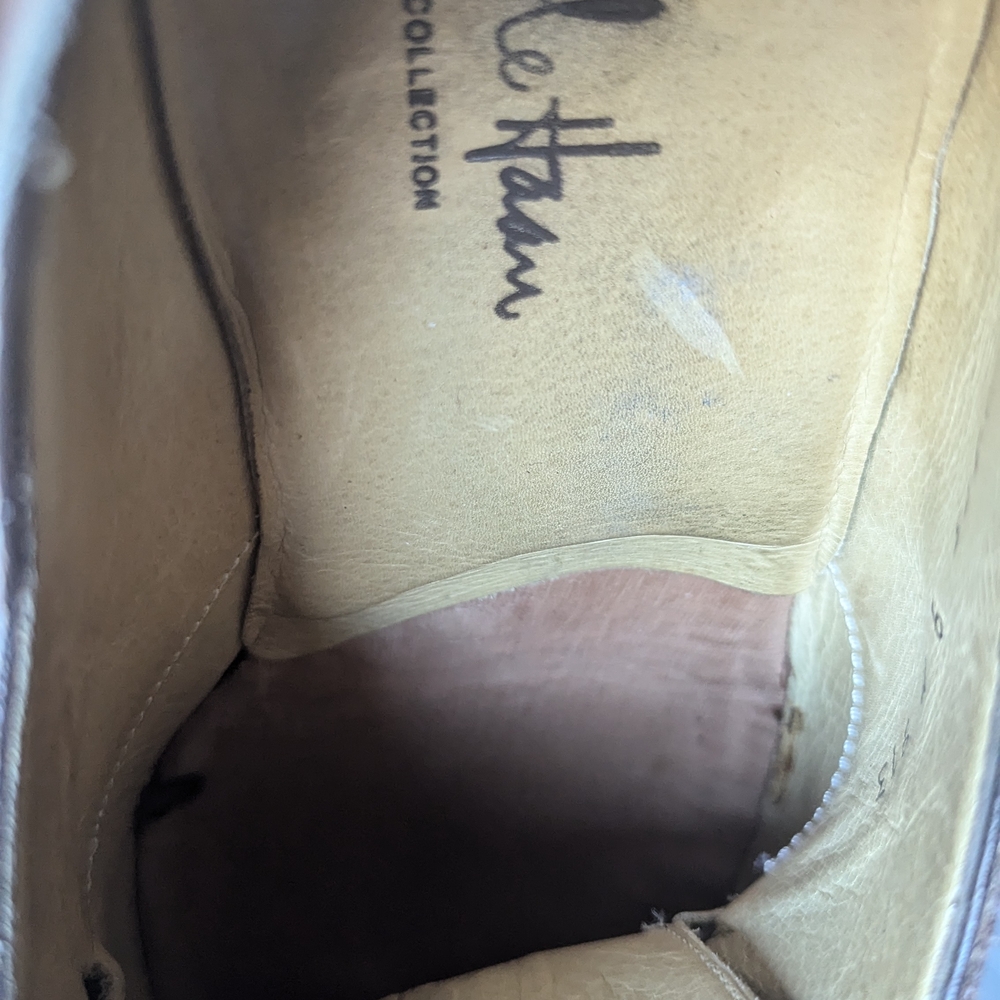 🔥Price Drop🔥Cole Haan Collection Dark Brown Leather Oxfords - Picture 5 of 14